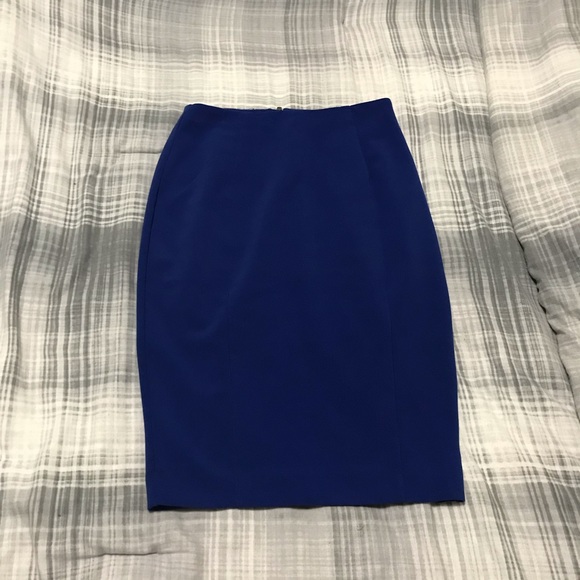 Blue pencil skirt - Picture 1 of 3